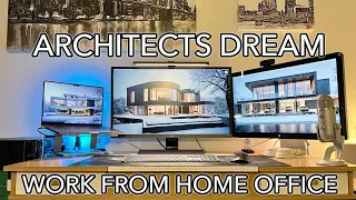 Architects Dream Work from Home Office 2024 (Desk Set Up Tour)