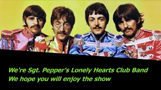 The Beatles Sgt  Pepper’s Lonely Hearts Club Band Lyrics