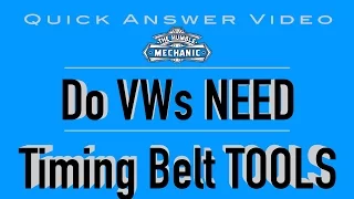 Do You NEED a CamShaft Lock When Replacing a Timing Belt