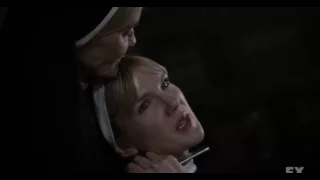 american horror story asylum- Sister jude trys to kill sister eunice/satann