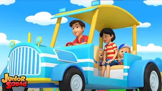 Колеса на тракторе обучающее видео для детей от Junior Squad
