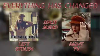 Taylor Swift - Everything Has Changed (ft. Ed Sheeran) (Stolen vs. Taylor's Version) (Split Audio)