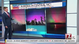 Historic Geomagnetic Storm Creates Aurora across Central NC