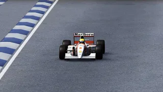 Ayrton Senna 1993 Adelaide | #assettocorsa