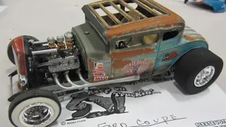 Rat Rods & Hot Rods! Unbelievable detail in scale model cars!