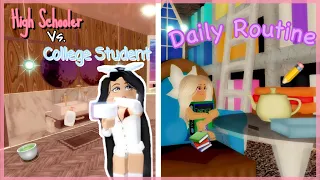 High Schooler Vs. College Student Daily Routine| Royale High Teen Routine| Royale Roleplay