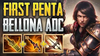 I GOT SMITE 2's FIRST PENTA!? Bellona ADC Gameplay (SMITE 2 Alpha)