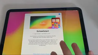 erstes iPad einrichten