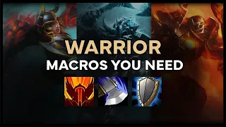 Warrior Macros you need - 10.2.6