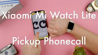 How to Pickup A Call (iPhone) on the Xiaomi Mi Watch Lite || Xiaomi Mi Watch Lite