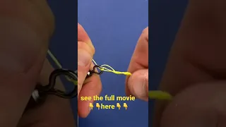 3 fishing knots to make your life easier (How To Tie A Fishing Swivel?) #shorts