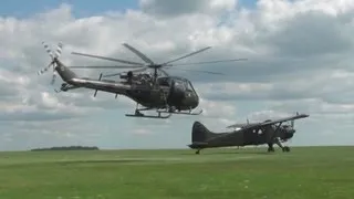 Beaver AL1 and Scout AH1 at Middle Wallop 12th May 2012