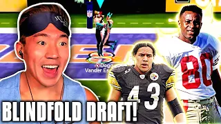 THE MOST INTENSE ENDING EVER! DRAFTING BLINDFOLDED! Madden 20 Superstar KO