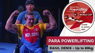 Raiul Denis | Sharm El Sheikh 2024 Para Powerlifting World Cup | Men's Up to 88kg