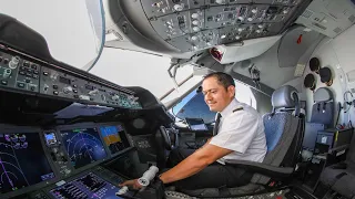 B787 Despegue Paris desde la cabina de pilotos  I Flight Deck