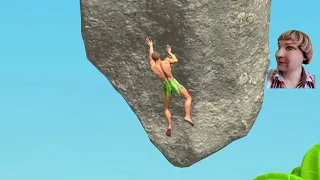 A difficult game about climbing funny men falling