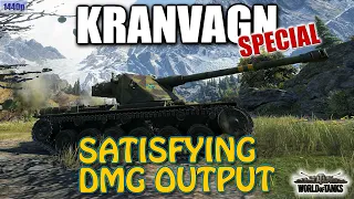 WoT: 2 x Kranvagn, satisfying damage output!