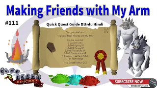 OSRS│How To Complete Making Friends with My Arm Quest 2021│Urdu Hindi