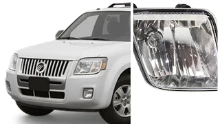 how to replace fog driving light 2005 2011 Mercury Mariner. with special trick to make it easier