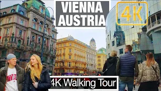 4K City Walks: Vienna Austria - Historic Old City Center - Virtual Walk Treadmill City Guide & Tour