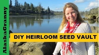 DIY Heirloom Seed Vault for Sustainable Garden- Long Term Seed Storage Prepper Seed Bank