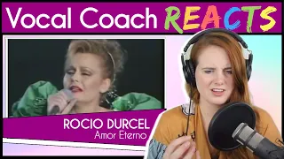 Vocal Coach reacts to Rocio Durcal - Amor Eterno (Live)