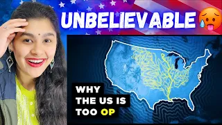 Shauna Reacts: How Geography Made The US Ridiculously OP 😱 | Reaction On America