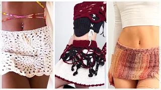 TikTok Crochet Skirt Ideas Compilation 132 | @blu_llama