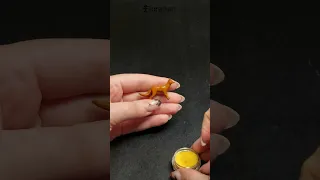 🦊 Modeling a tiny fox from polymer clay | Лепим миниатюрную лису из полимерной глины для диорамы