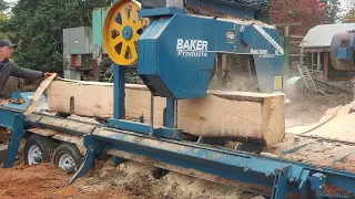 Milling A Spruce Log