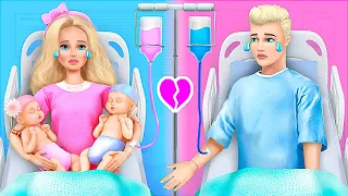 Barbie ve Ken Hastanede / Bebekler için 30 İpucu ve El Sanatı