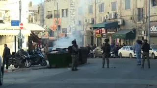 Des Palestiniens manifestent contre Trump à Jérusalem