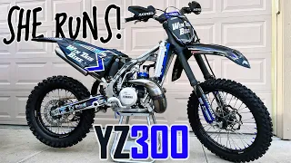 Starting the YZ300 for the First Time!