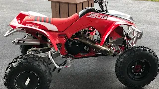 PROJECT 250R Start To Finish Honda TRX250R 2 stroke race quad