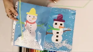 How to Make a Paper Snowman -  Christmas Craft for Kids - DIY Hacks