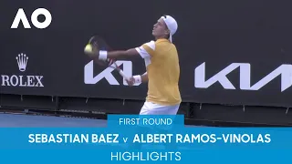 Sebastian Baez v Albert Ramos-Vinolas Highlights (1R) | Australian Open 2022