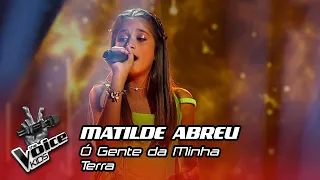 Matilde Abreu - "Ó Gente da Minha Terra" | 2.ª Gala | The Voice Kids Portugal