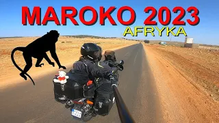 Motocyklem do Afryki / Maroko / 9800km + pasażer / Krajenka 2023 / moto trip Europe - Africa