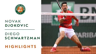 Novak Djokovic vs Diego Schwartzman - Round 4 Highlights I Roland-Garros 2022
