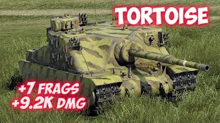Tortoise - 7 Frags 9.2K Damage - Even a weak player can! - World Of Tanks