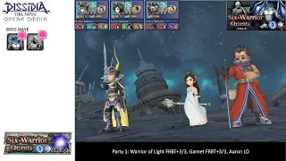 DFFOO GL | 6 Warriors Quest Area 4 SHINRYU | 1 Party Clear (Hit & Counter Edition)