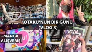 OTAKU'NUN BİR GÜNÜ ( MANGA ALIŞVERİŞİ, GİZLİ ÇATI KATI KÜTÜPHANESİ!)