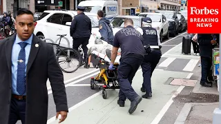 BREAKING: NYPD Holds Press Briefing About Man Who Set Himself On Fire Outside Trump Hush Money Trial