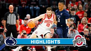 Penn State at Ohio State | Highlights | Big Ten Men's Basketball | Jan. 20, 2024