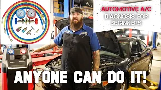 AUTOMOTIVE HOW TO: A/C SYSTEM DIAGNOSIS FOR BEGINNERS