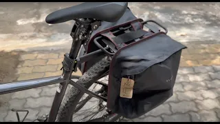 Decathlon ELOPS Double Bike Bag 2 x 15L - Túi baga - Silent Review