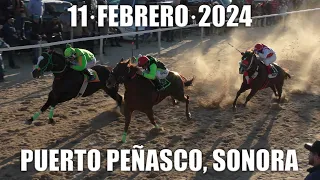 Carreras de Caballos en Puerto Peñasco, Sonora 11 de Febrero 2024