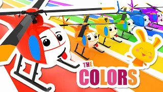 What color is this Helicopter? | Learn the colors with Titounis
