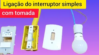 Como transformar interruptor simples em interruptor com tomada 127volts