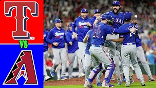 Rangers vs Diamondbacks [FULL GAME] World Series 2023 Oct 29, 2023 - MLB Highlights | MLB 2023